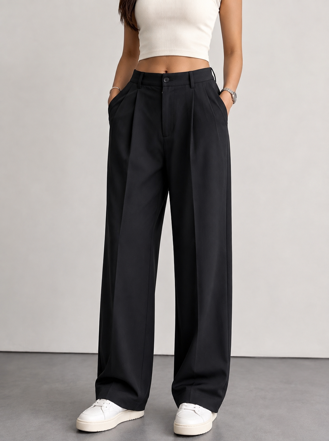 Women’s Black Korean Pants