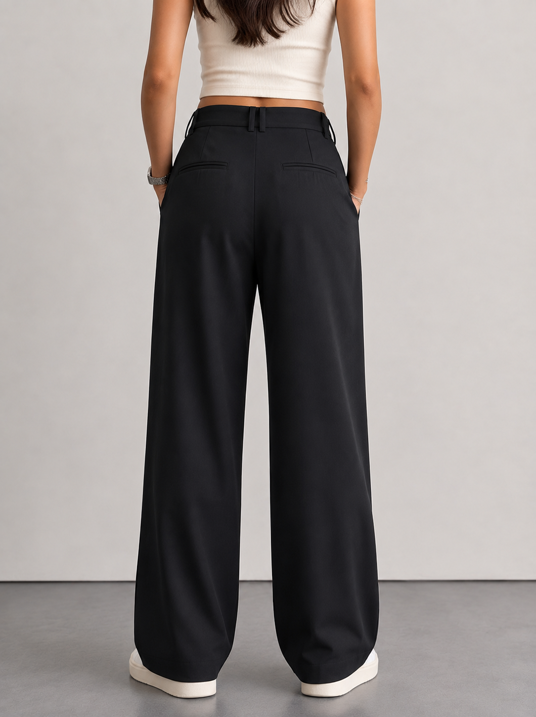 Women’s Black Korean Pants