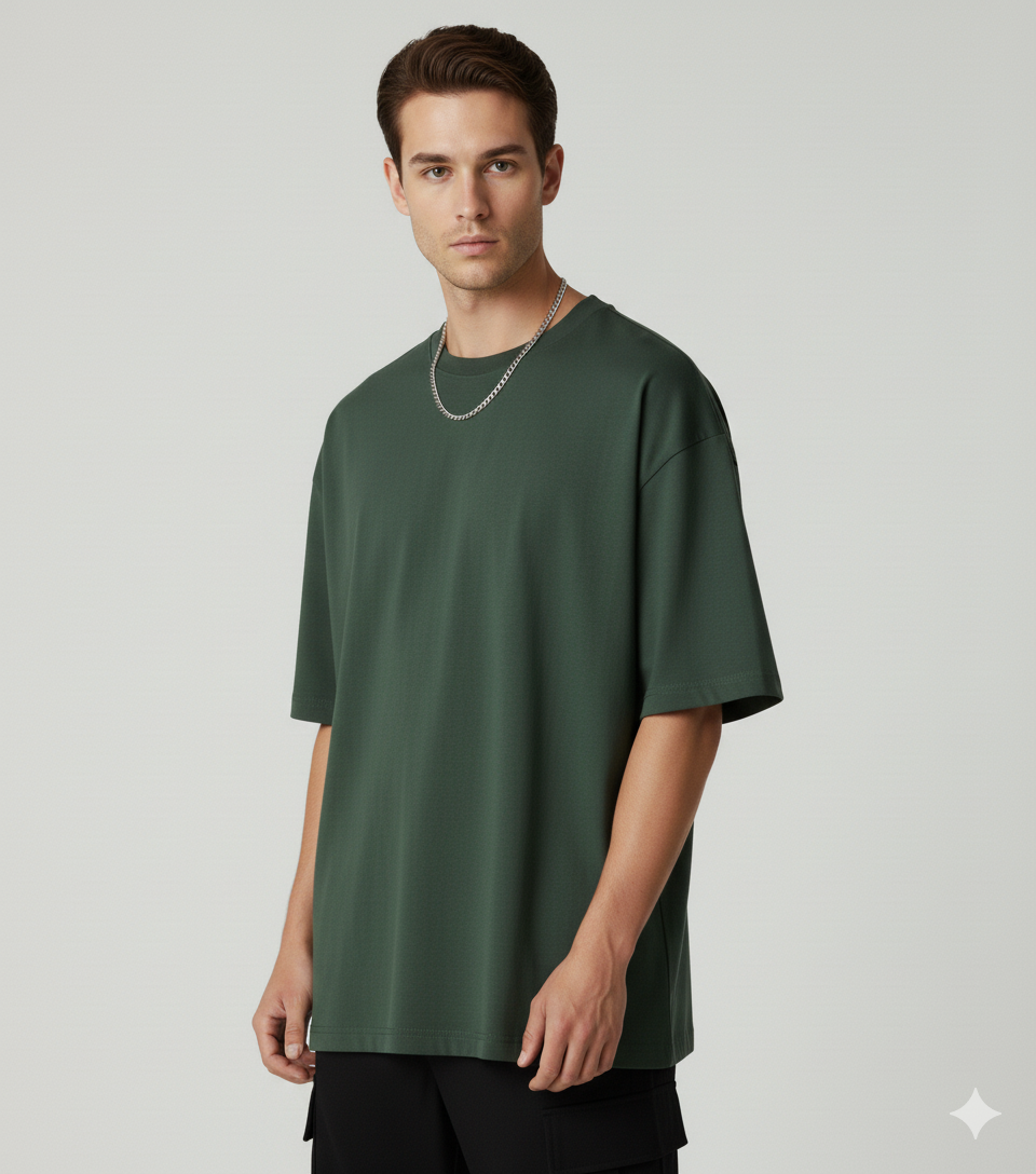 Green Oversized T-Shirt