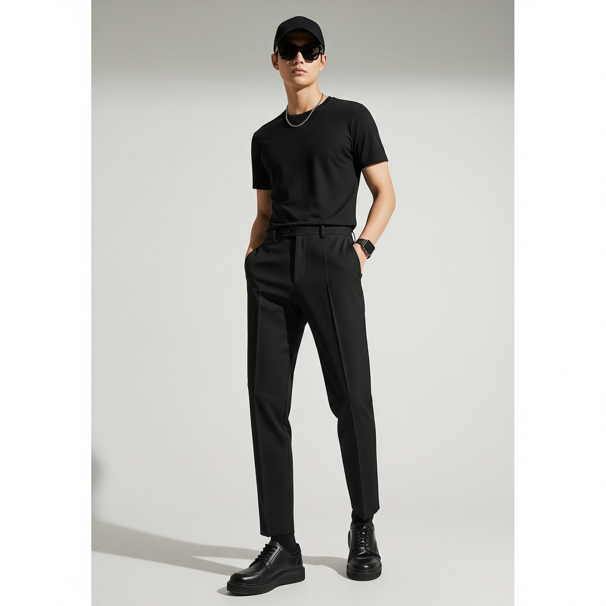 Black Korean Pants