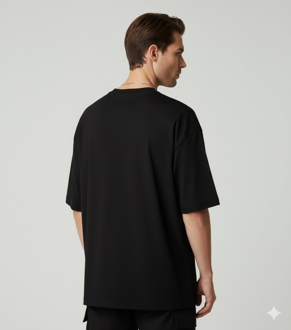 Black Oversized T-Shirt