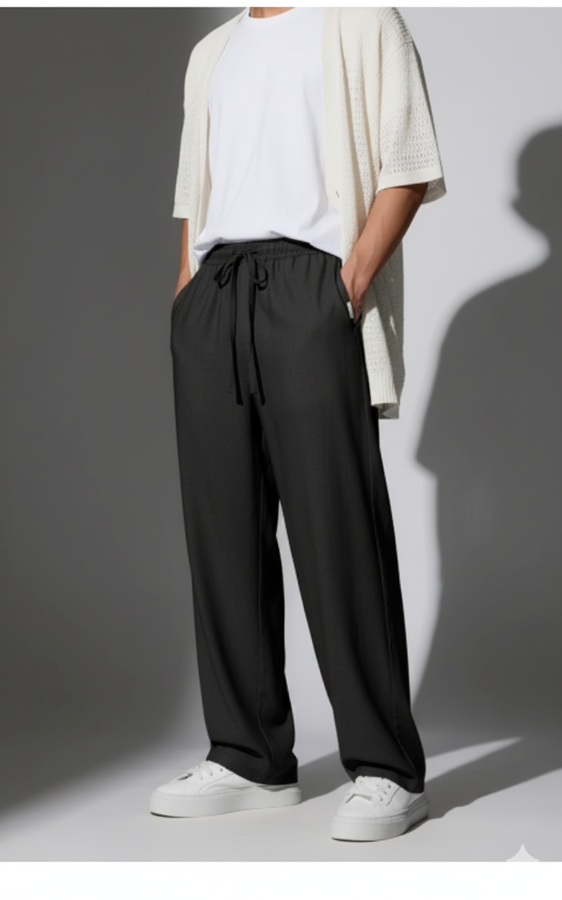 Black Linen Pants