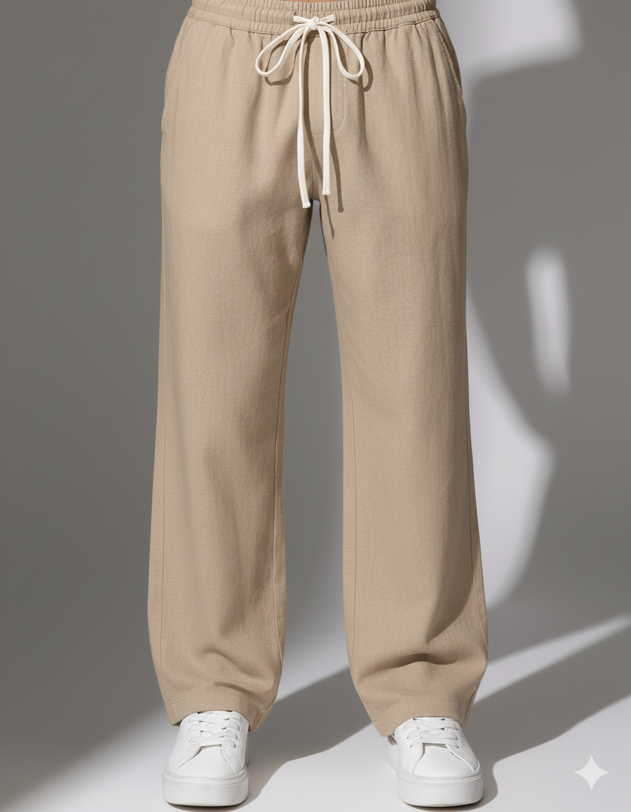 Mud brown Linen Pants