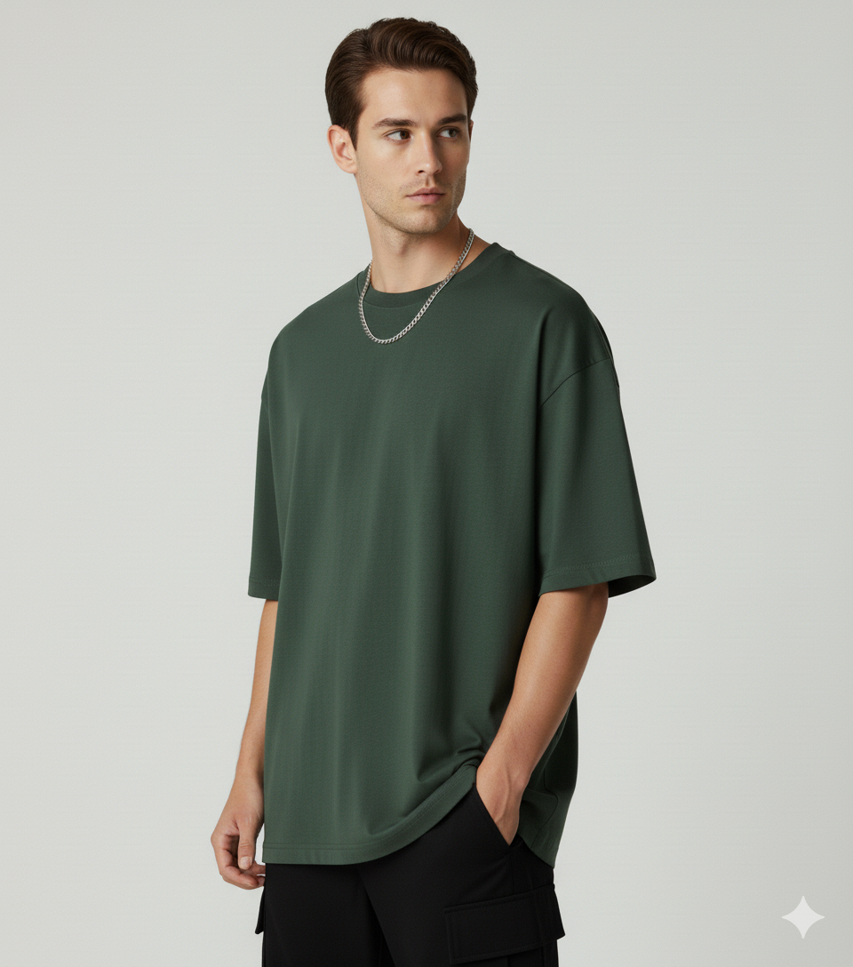 Green Oversized T-Shirt