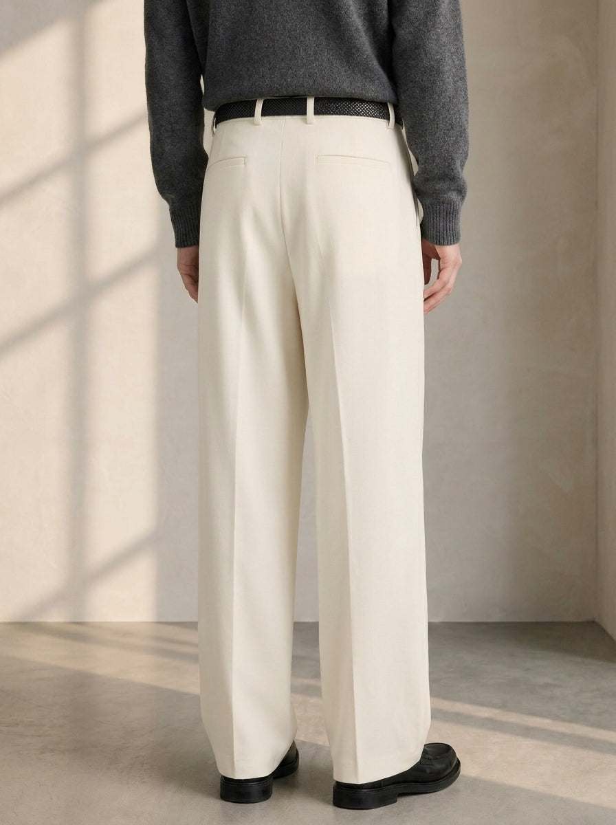 Off White Korean Pants