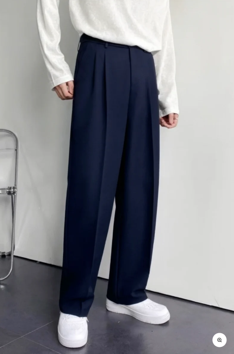 Blue Korean Pants