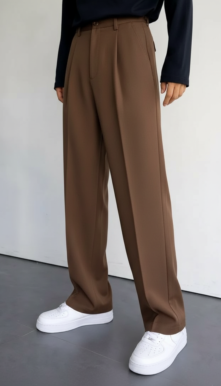 Brown Korean Pants