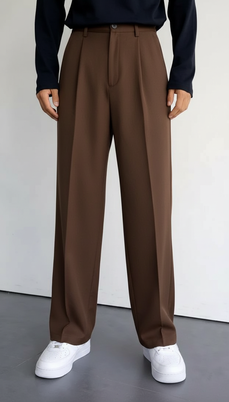 Brown Korean Pants