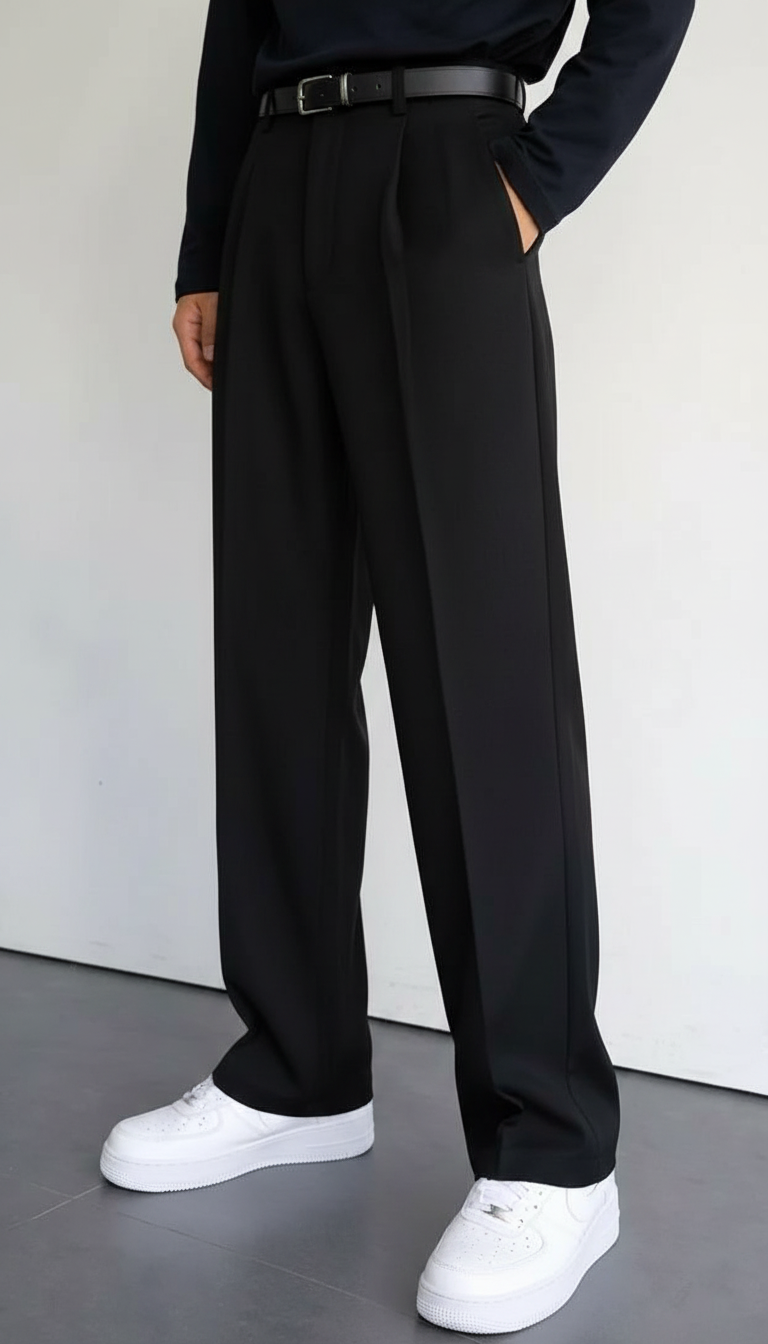 Black Korean Pants