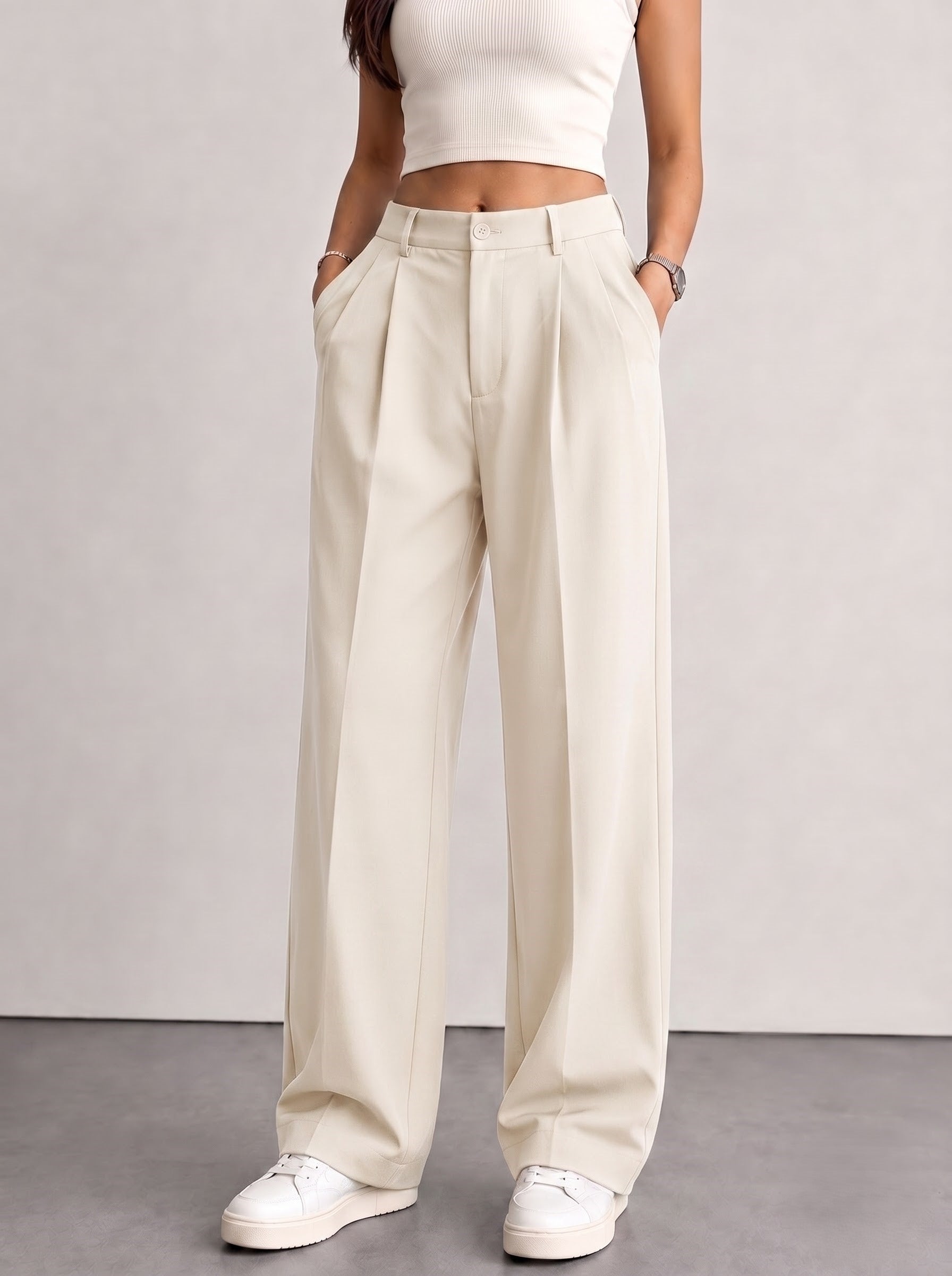 Women’s Off White Korean Pants