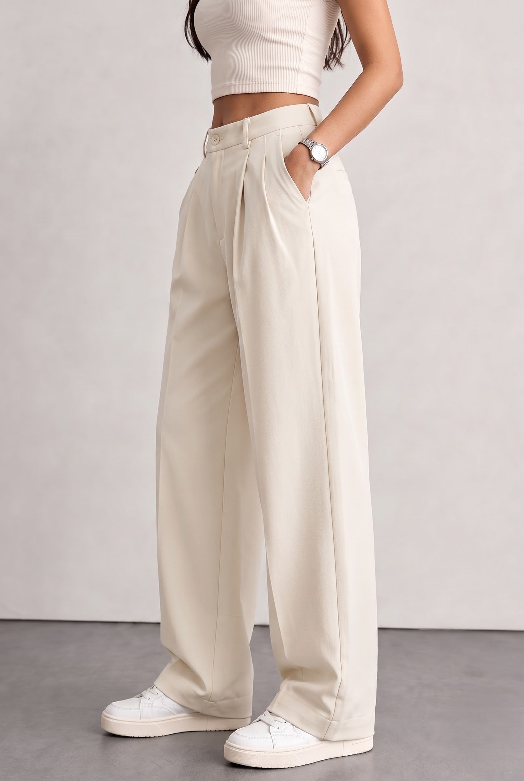 Women’s Off White Korean Pants