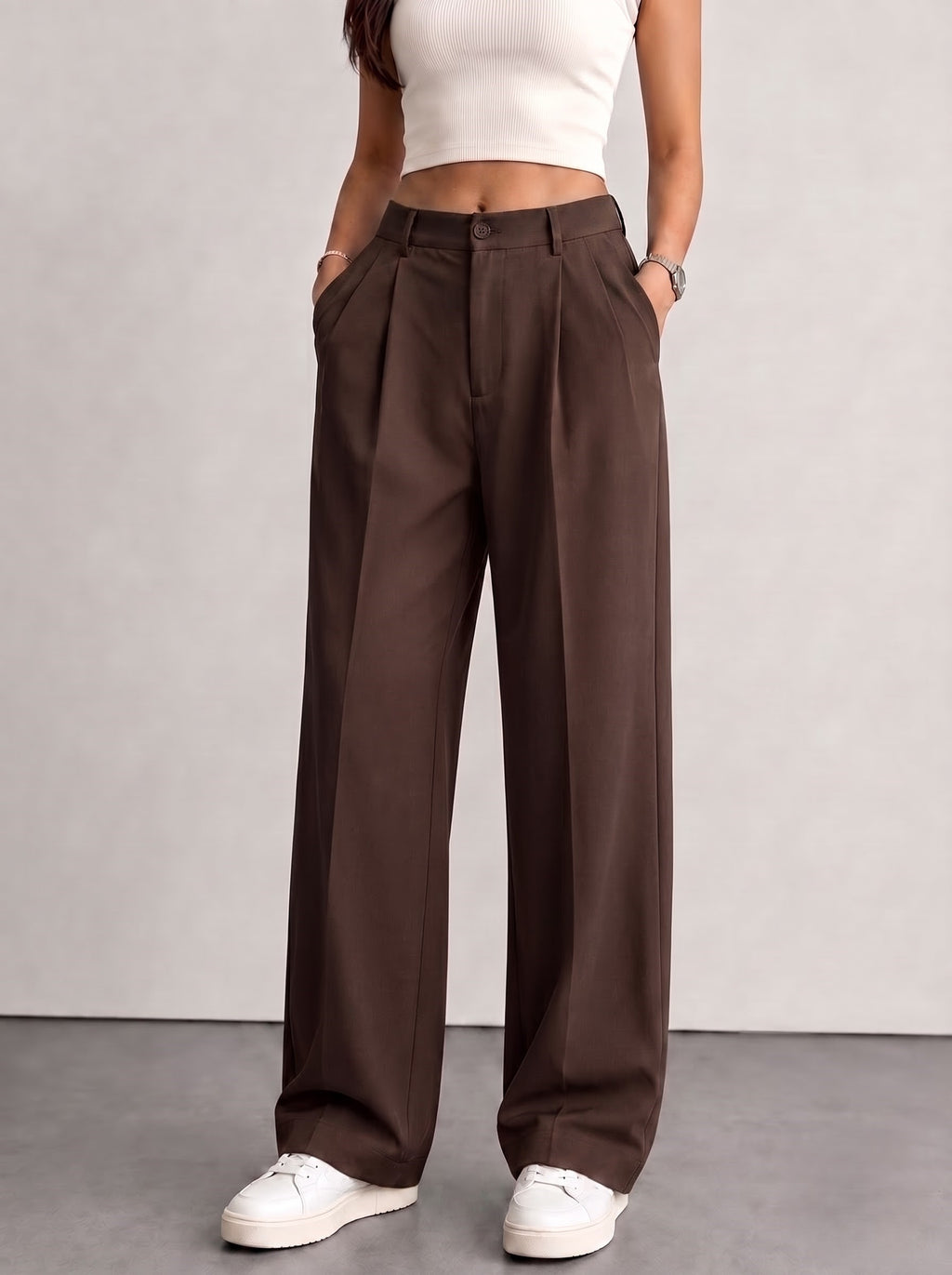 Women’s Brown Korean Pants