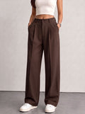 Women’s Brown Korean Pants