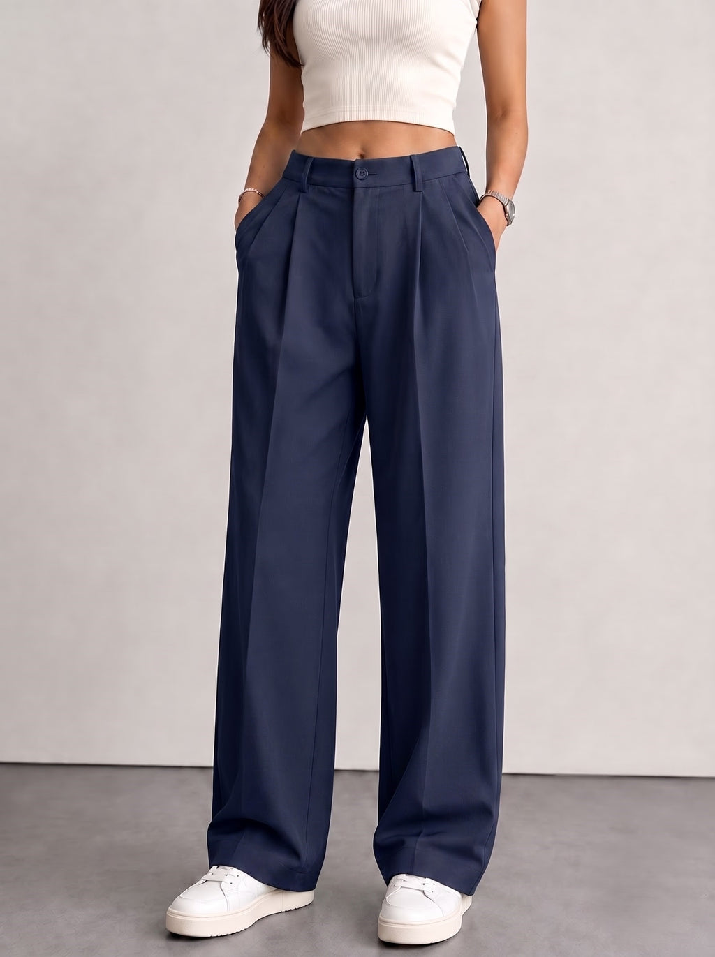 Women’s Blue Korean Pants