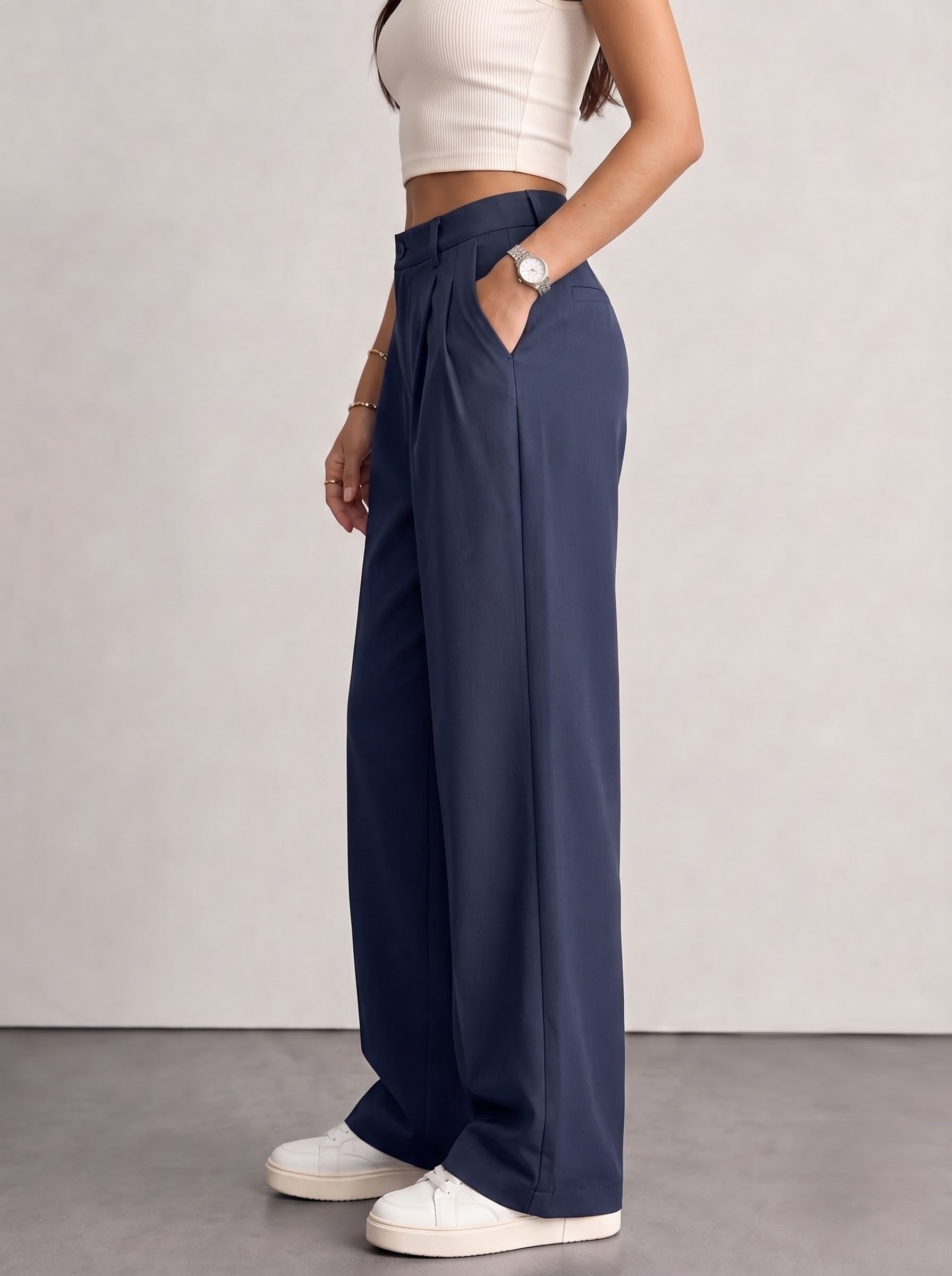 Women’s Blue Korean Pants