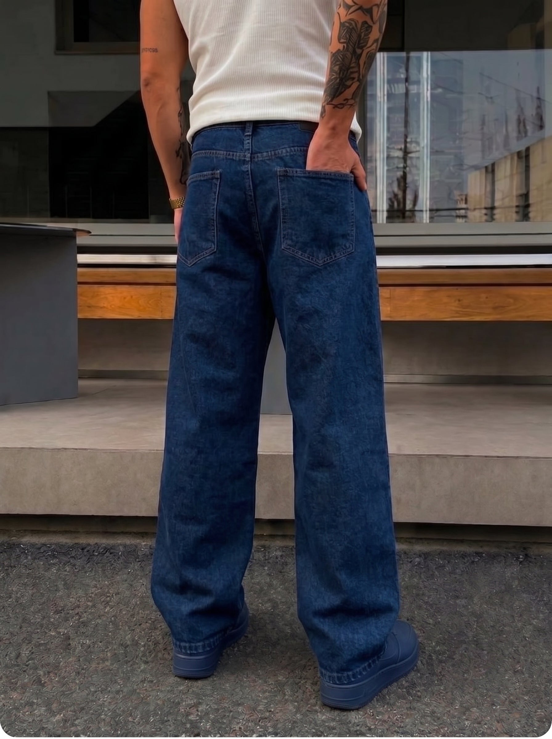 Blue Denim Pants