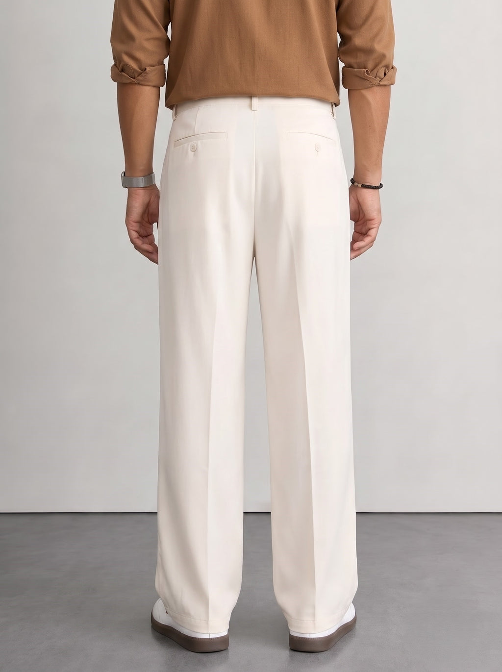 Off White Korean Pants