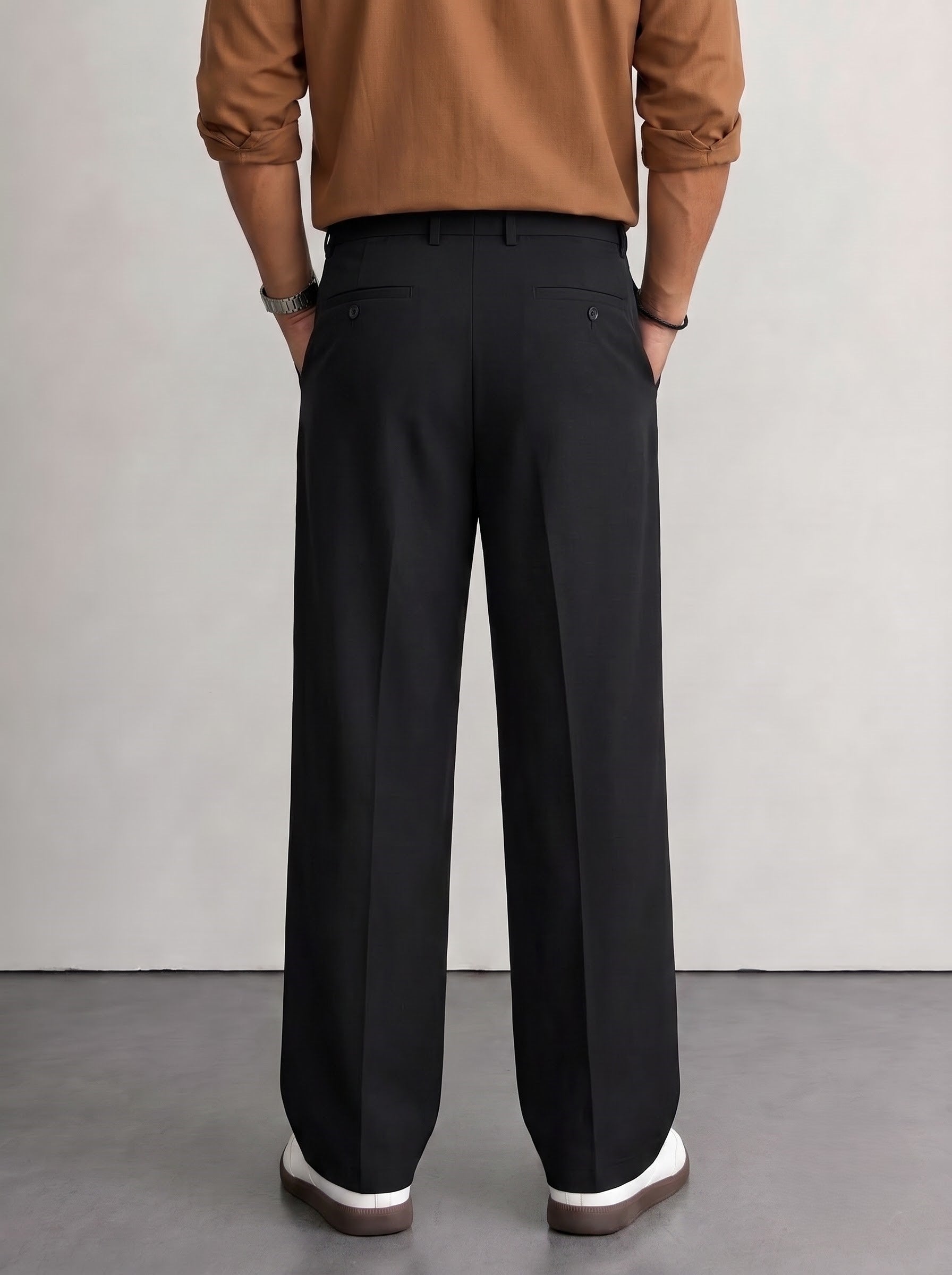 Black Korean Pants