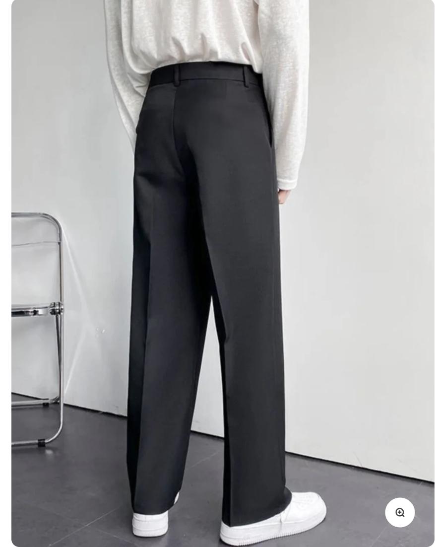 Black Korean Pants