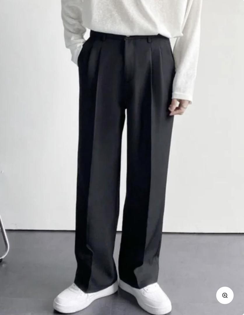 Black Korean Pants