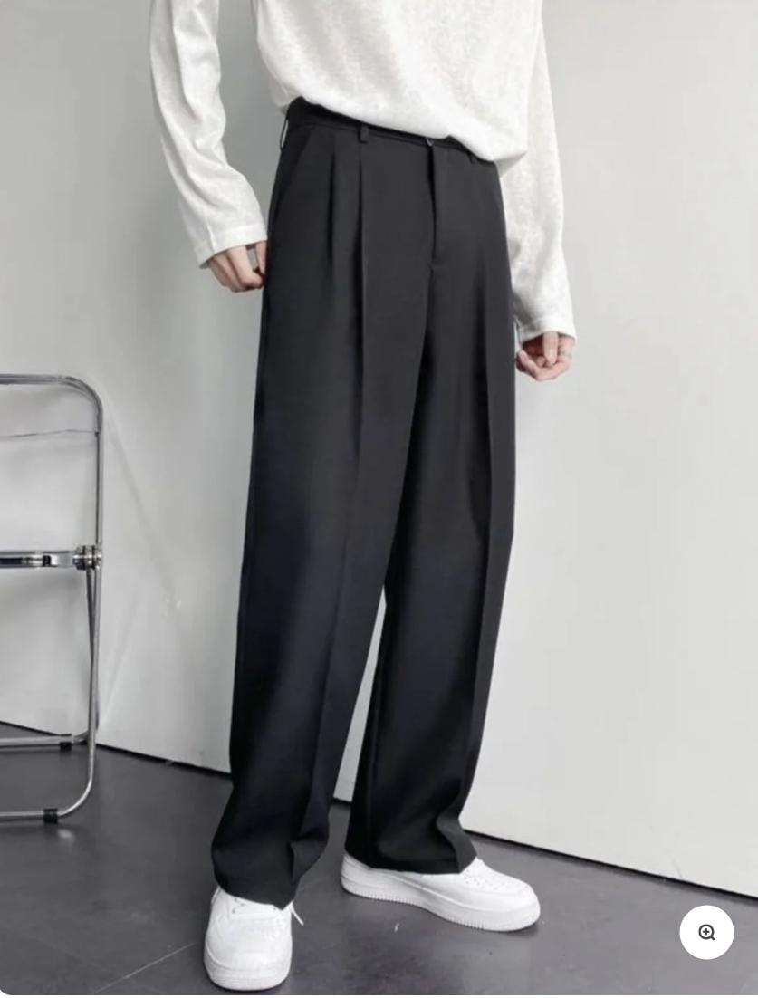 Black Korean Pants