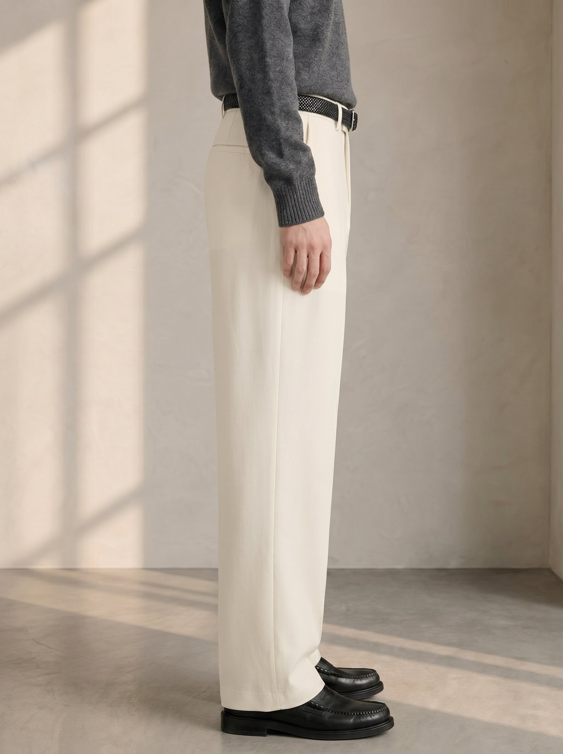 Off White Korean Pants