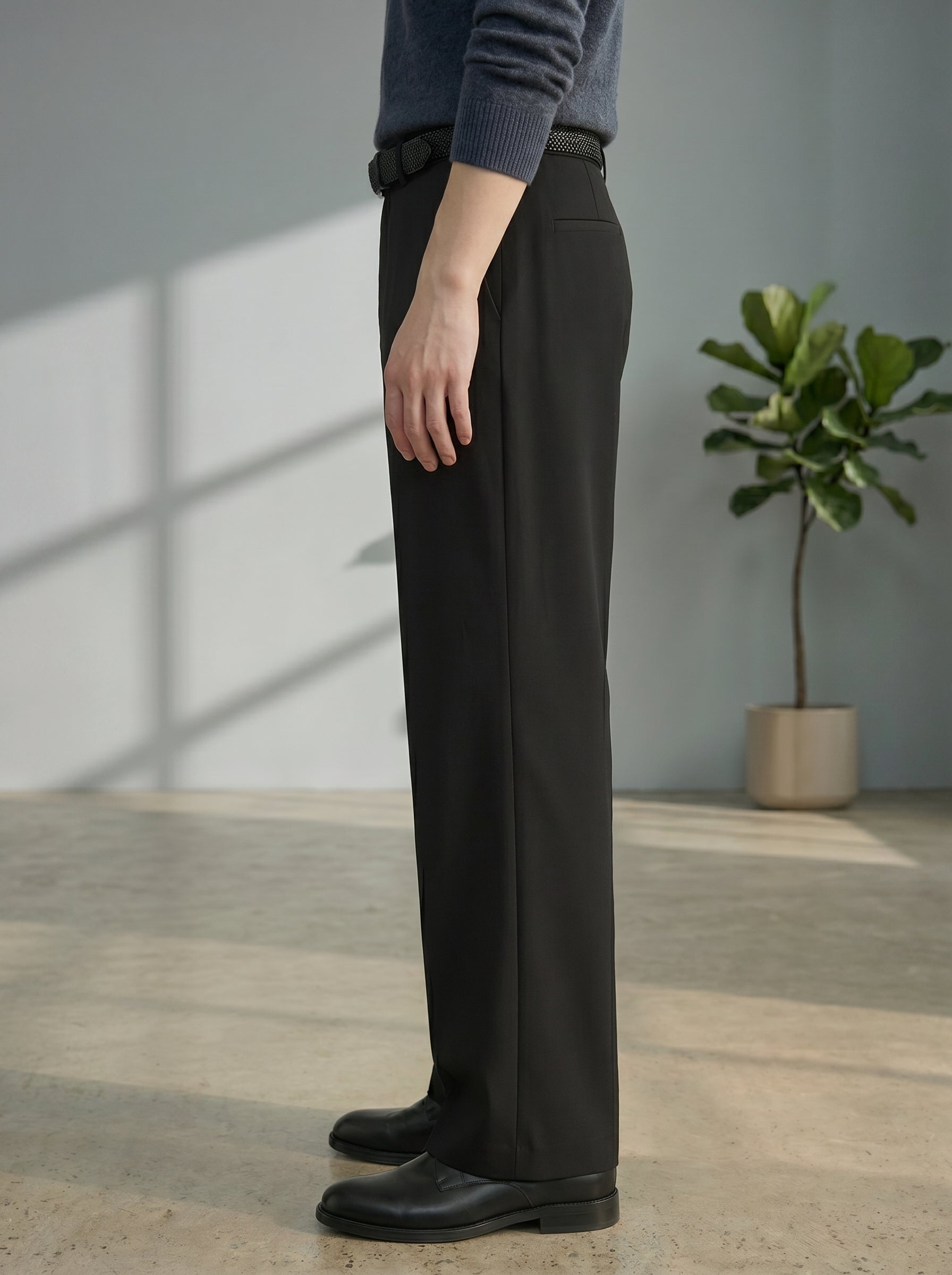 Black Korean Pants
