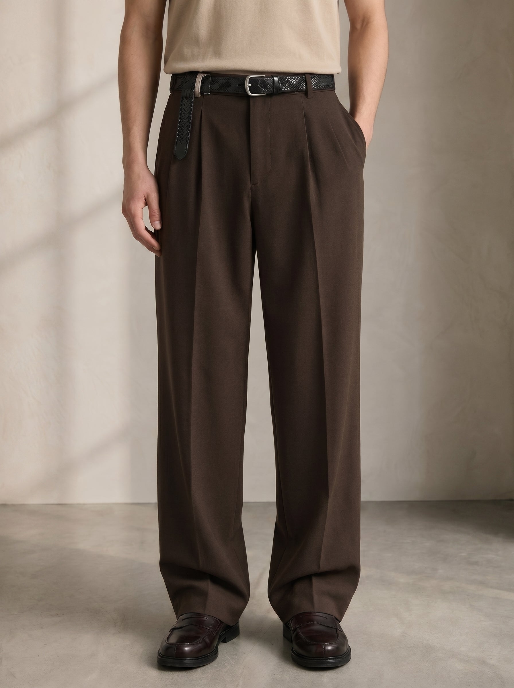 Brown Korean Pants