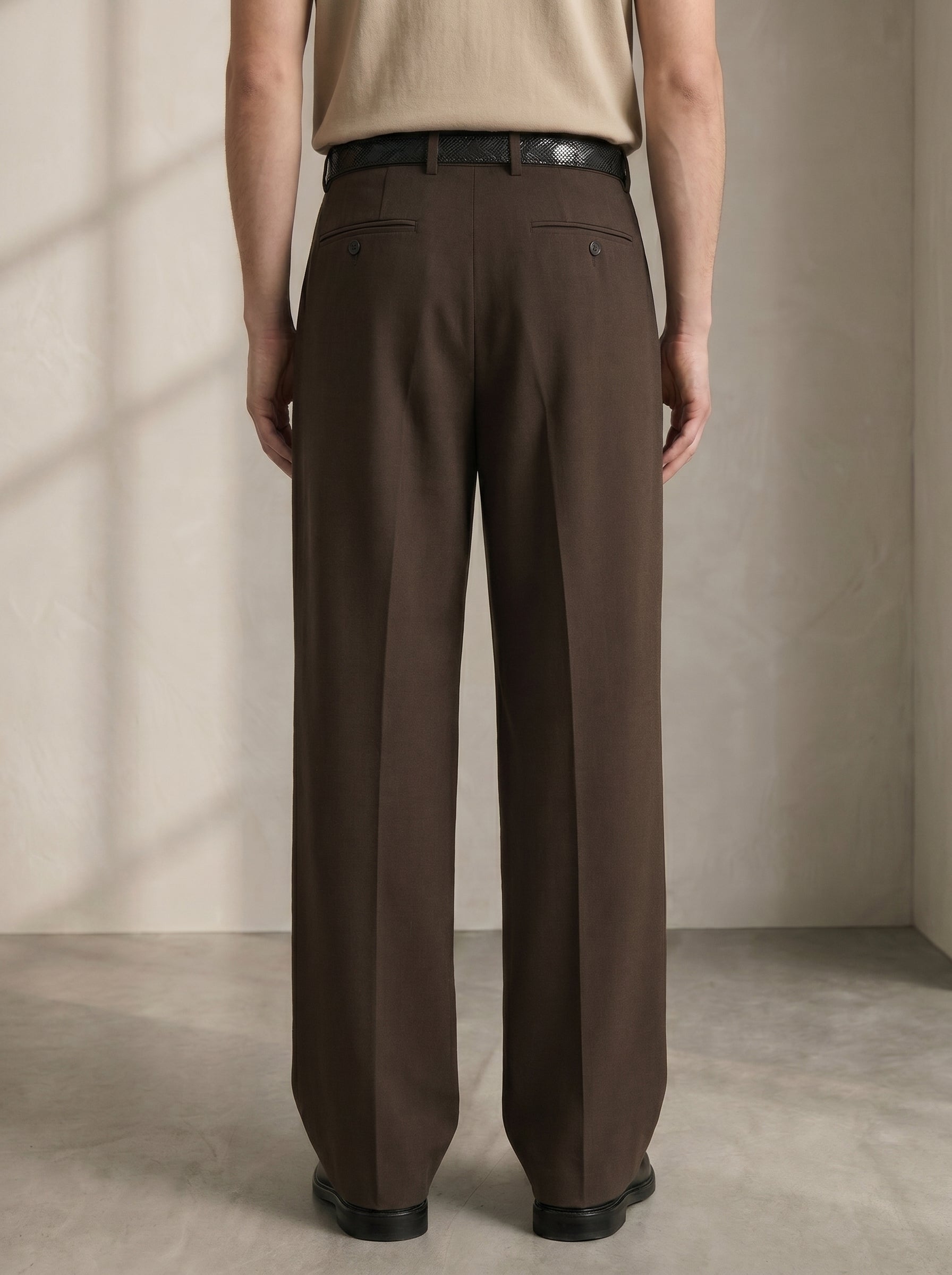 Brown Korean Pants