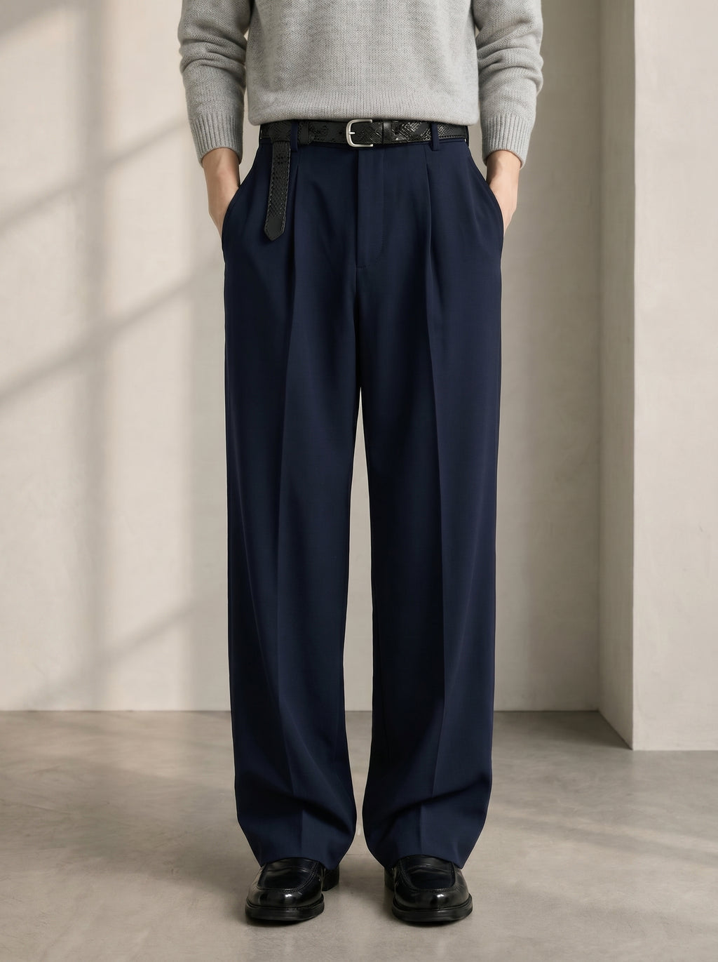 Blue Korean Pants