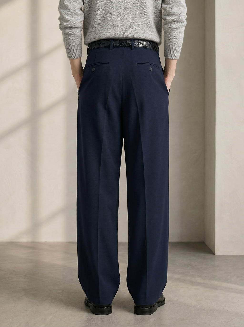 Blue Korean Pants