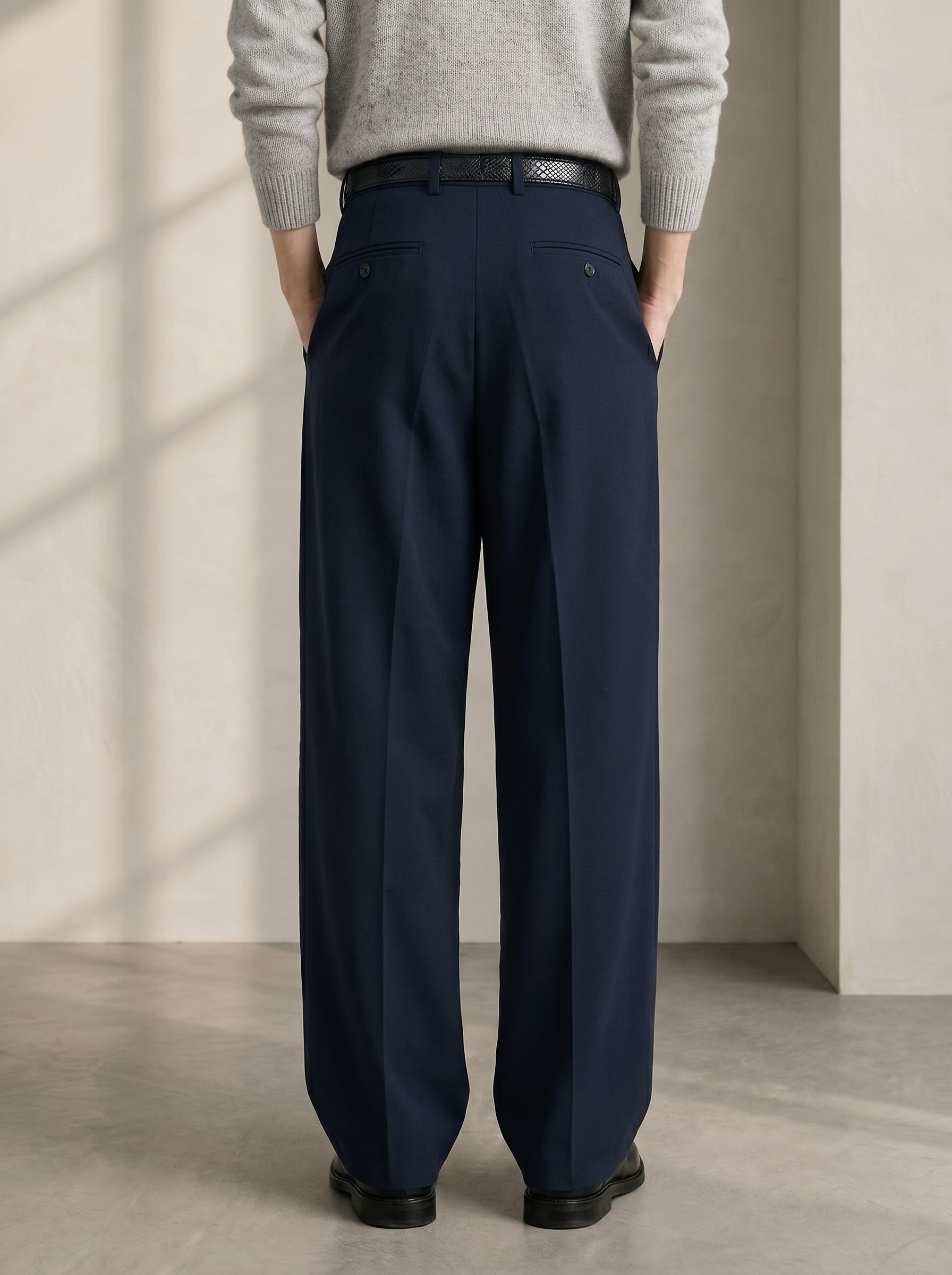 Blue Korean Pants