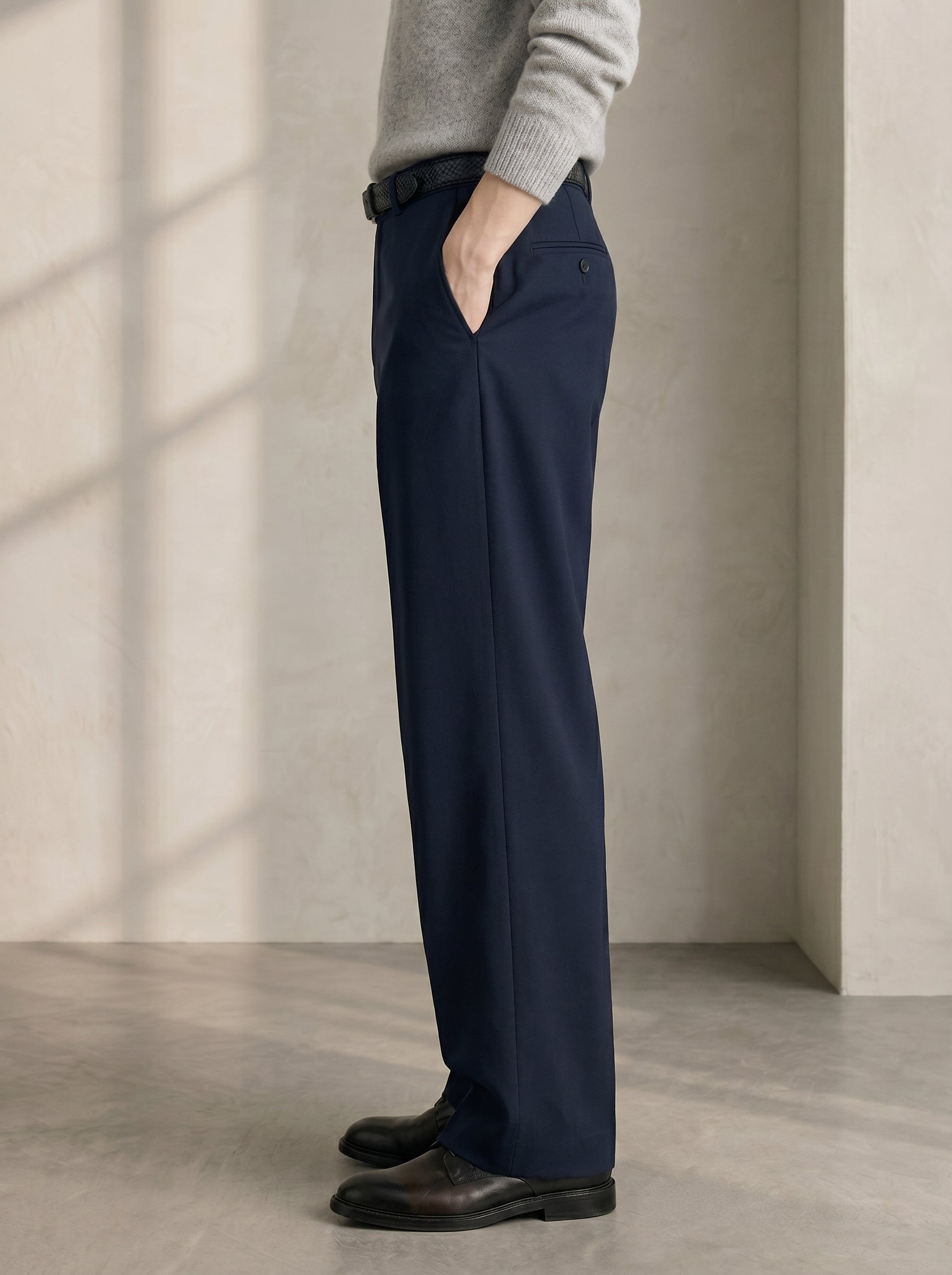 Blue Korean Pants